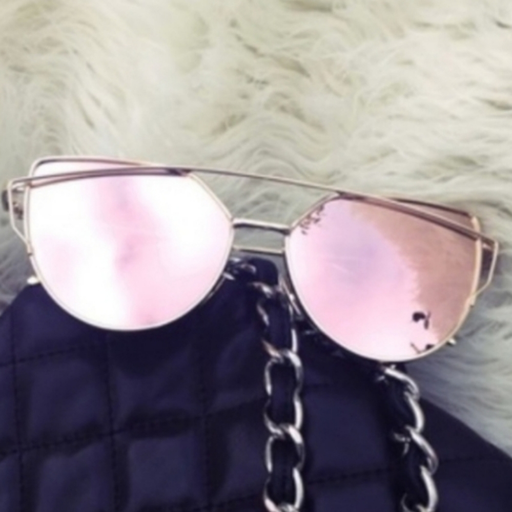 Rose Gold Sunglasses